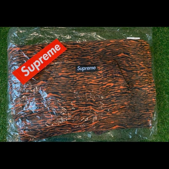 Brand New Supreme Polartec Hooded Sweater